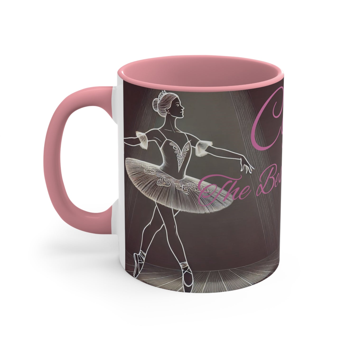 "At The Barre" (Pink) Mugs, 11oz