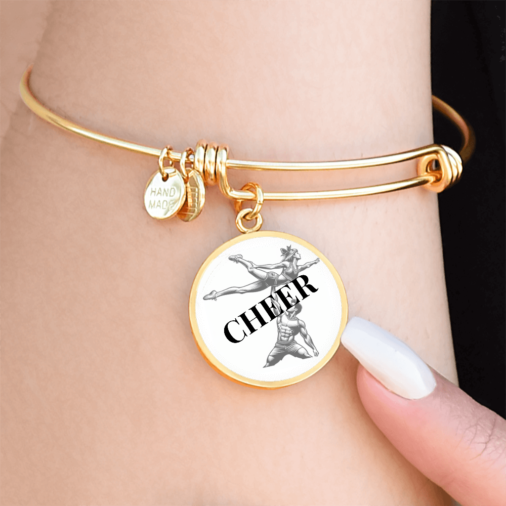 A bangle to dangle from your cheerleaders wrist.