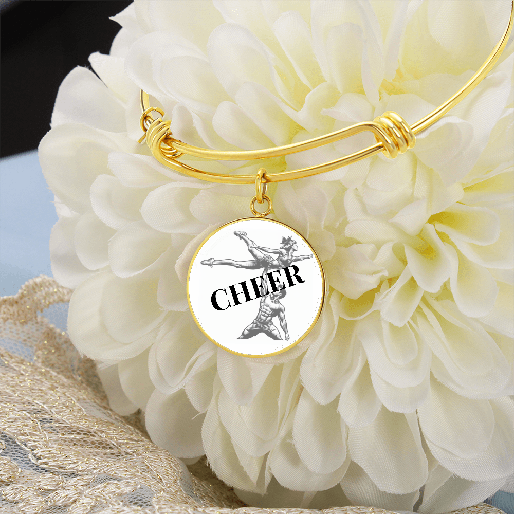A bangle to dangle from your cheerleaders wrist.