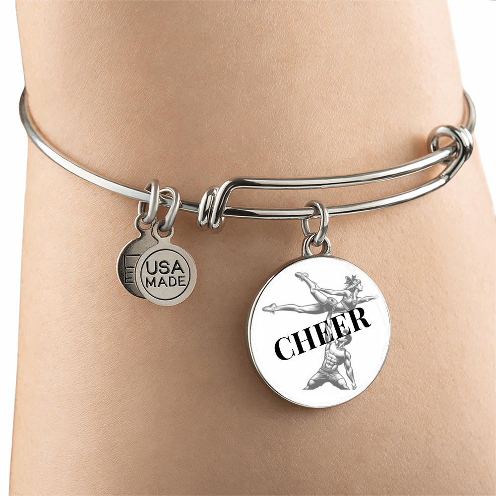 A bangle to dangle from your cheerleaders wrist.
