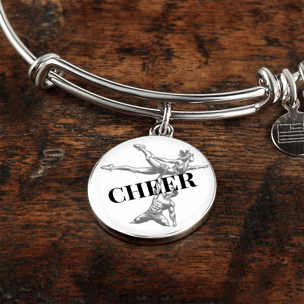 A bangle to dangle from your cheerleaders wrist.