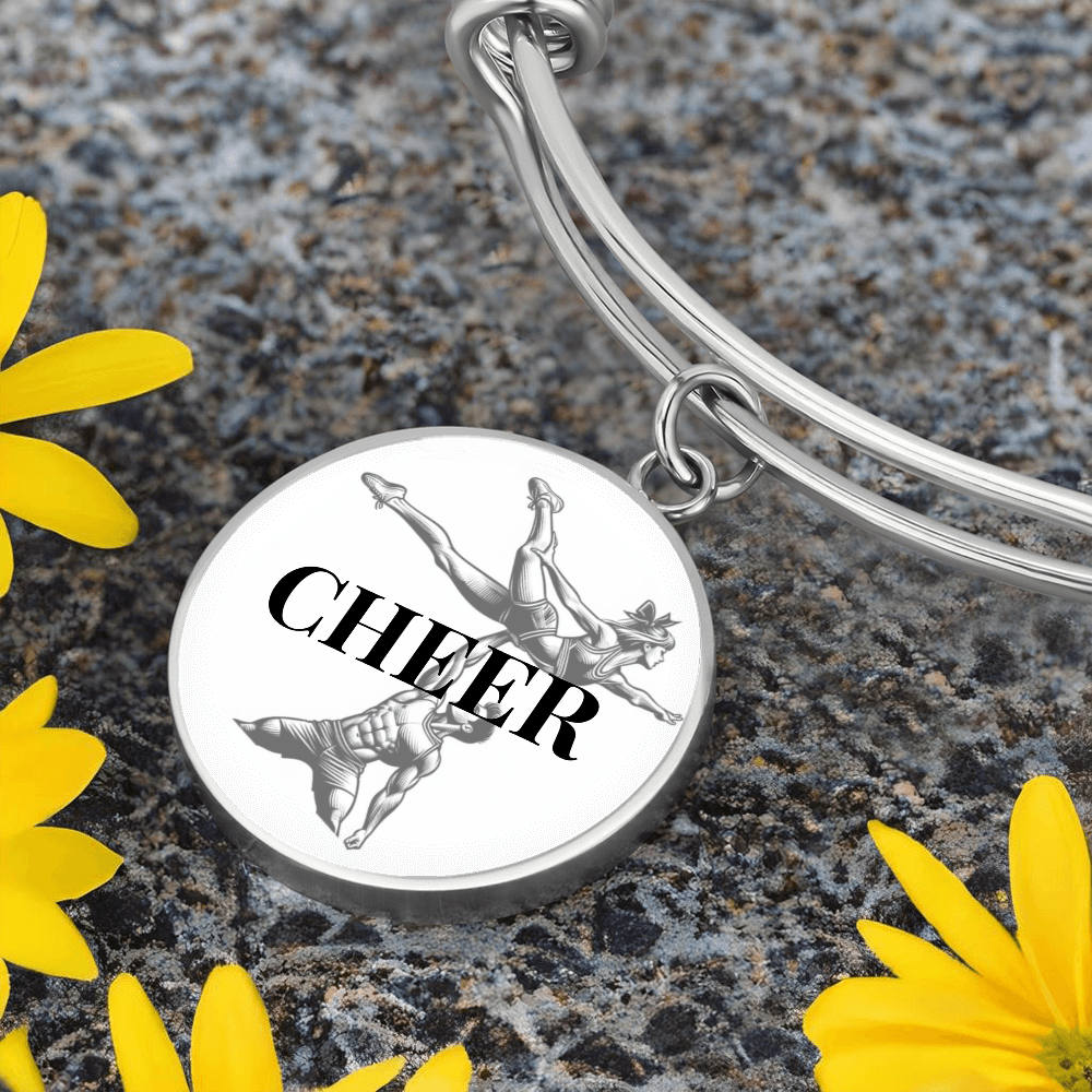 A bangle to dangle from your cheerleaders wrist.