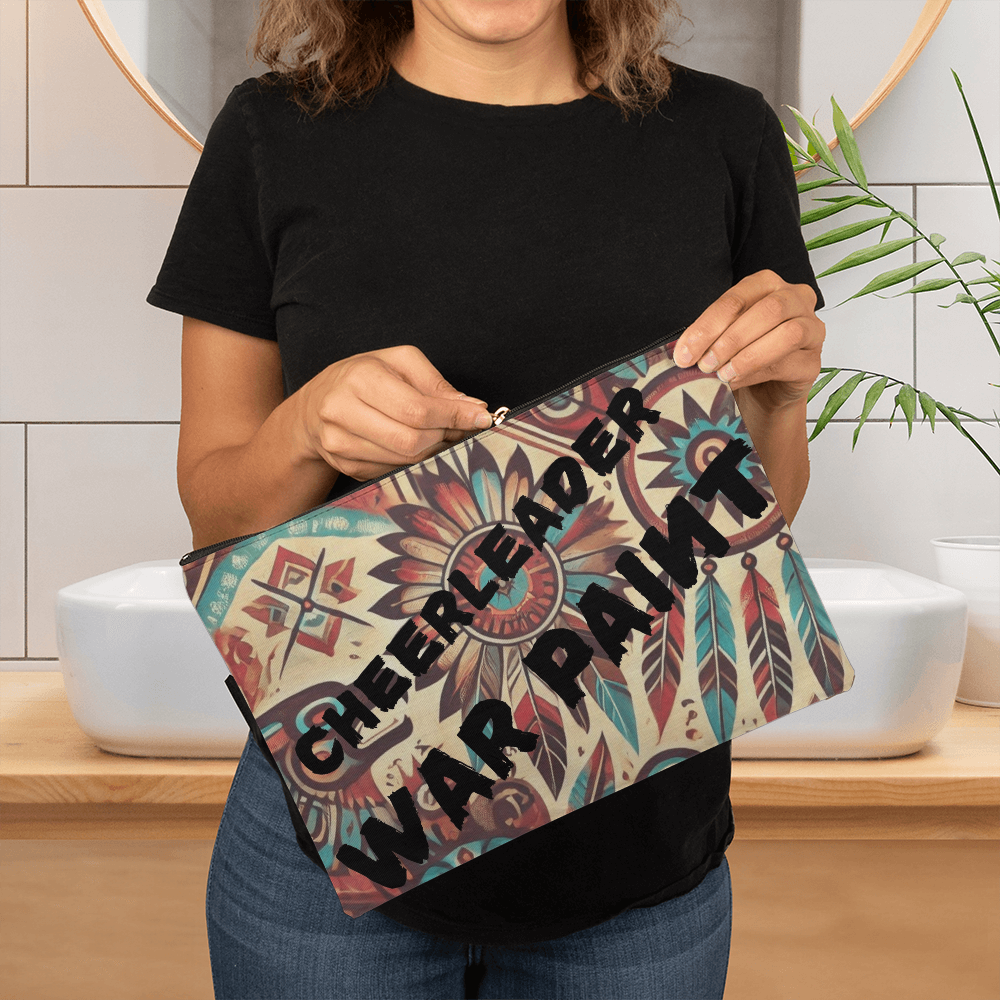 A pouch for a cheerleaders war paint (Leave it on the Mat)