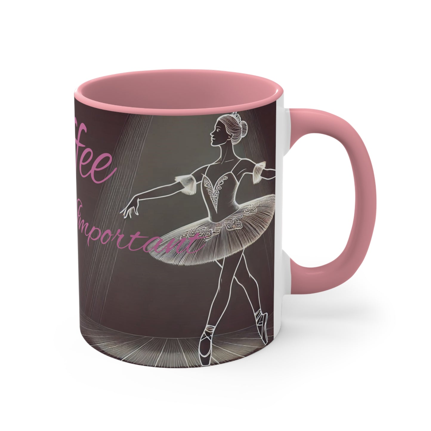 "TuTu Important" (Pink) Mugs, 11oz