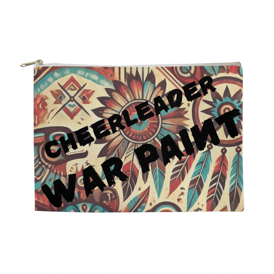 A pouch for a cheerleaders war paint (Leave it on the Mat)