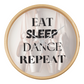 Time to practice with this contemorary wall clock